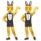 Hommes Avec Des Oreilles De Lapin