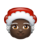 Mère Noël: Peau Foncée