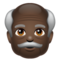 Homme Âgé: Peau Foncée