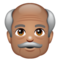 Homme Âgé: Peau Moyenne