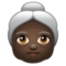 Femme Âgée: Peau Foncée