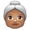Femme Âgée: Peau Moyenne
