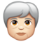 Personne Âgée: Peau Claire