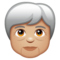 Personne Âgée: Peau Moyennement Claire