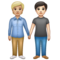 Deux Personnes Se Tenant La Main: Peau Moyennement Claire, Peau Claire
