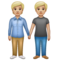 Deux Personnes Se Tenant La Main: Peau Moyennement Claire