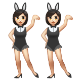 Personnes Avec Des Oreilles De Lapin: Peau Claire