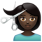 Personne Qui Se Fait Couper Les Cheveux: Peau Foncée
