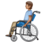 Personne En Fauteuil Roulant Manuel: Peau Moyenne