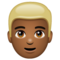 Personne: Peau Moyennement Foncée, Cheveux Blonds