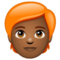 Personne: Peau Moyennement Foncée, Cheveux Roux