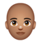 Personne: Peau Moyenne, Chauve