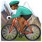 Personne En VTT: Peau Moyennement Foncée