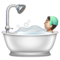 Personne Prenant Un Bain: Peau Claire