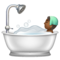 Personne Prenant Un Bain: Peau Moyennement Foncée