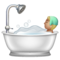 Personne Prenant Un Bain: Peau Moyennement Claire