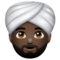 Personne En Turban: Peau Foncée