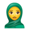 Femme Avec Foulard
