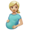 Femme Enceinte: Peau Moyennement Claire