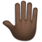 Dos De Main Levée: Peau Foncée