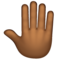 Dos De Main Levée: Peau Moyennement Foncée