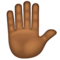 Main Levée: Peau Moyennement Foncée