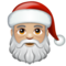 Père Noël: Peau Moyennement Claire