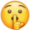 Visage Avec Un Doigt Sur La Bouche