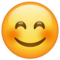 Visage Souriant Avec Yeux Rieurs