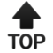 Strzałka z napisem TOP