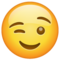 Visage Faisant Un Clin D’Œil