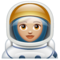 Astronaute Femme: Peau Moyennement Claire