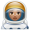 Astronaute Femme: Peau Moyenne