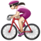 Cycliste Femme: Peau Claire