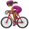 Cycliste Femme: Peau Moyennement Foncée