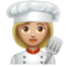 Cuisinière: Peau Moyennement Claire