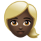 Femme: Peau Foncée, Cheveux Blonds