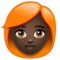 Femme: Peau Foncée, Cheveux Roux