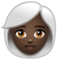 Femme: Peau Foncée, Cheveux Blancs