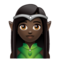 Elfe Femme: Peau Foncée