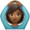 Femme Faisant Un Geste D’Acceptation: Peau Moyennement Foncée
