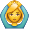 Femme Faisant Un Geste D’Acceptation