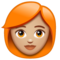 Femme: Peau Moyennement Claire, Cheveux Roux