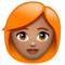 Femme: Peau Moyenne, Cheveux Roux