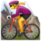 Femme En VTT