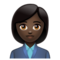 Employée De Bureau: Peau Foncée