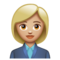 Employée De Bureau: Peau Moyennement Claire