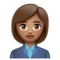 Employée De Bureau: Peau Moyenne