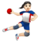 Handballeuse: Peau Claire