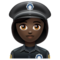 Policière: Peau Foncée